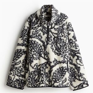 H&M Half-Zip Teddy Jacket